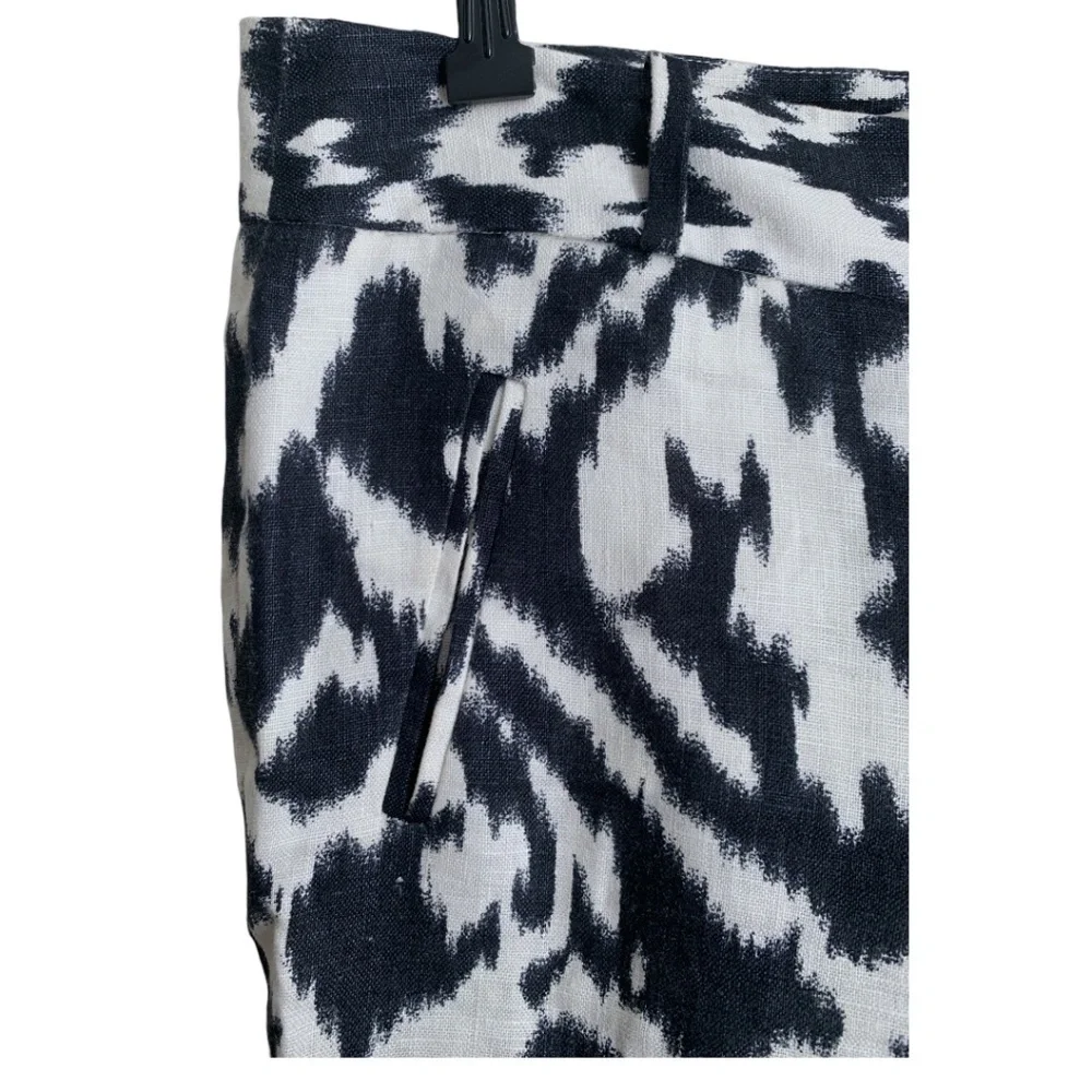 Ann Taylor Loft Women's Pants Size 4 Wide Leg 100% Linen - Picture 5 of 7